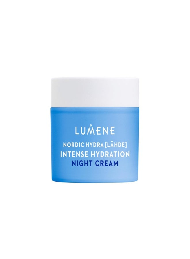 Lumene Nordic Hydra [LÄHDE] Intense Hydration Night Cream | Instant Hydration for Night Time Renewal | Plumps & Smooths Dehydrated Skin | With Organic Nordic Birch Sap | Vegan | 50ml - Image 1